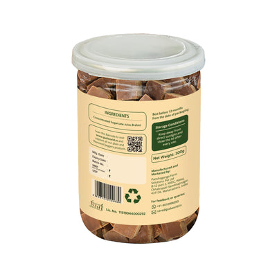 Brahmi Gud Bites 300g l Jaggery Cubes infused with real Brahmi