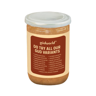 Ginger Jaggery Powder 300g l Jaggery Powder infused with real Ginger