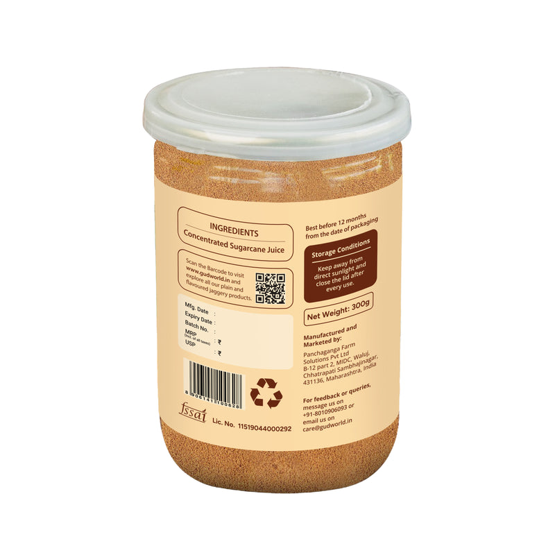 Superfine Jaggery Powder 300g l Free-flowing with no granules